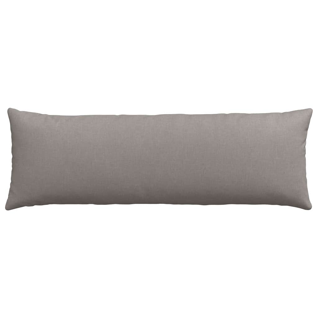 Sofa Pillows 2 pcs Taupe 120 x 40 cm Fabric